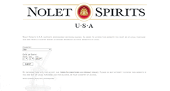 Desktop Screenshot of noletspirits.com