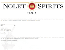 Tablet Screenshot of noletspirits.com